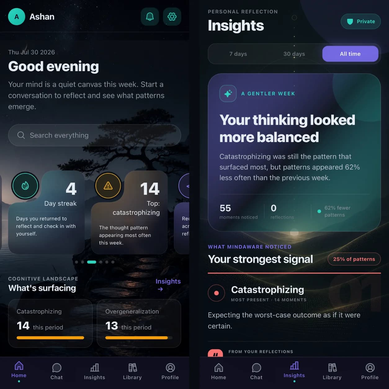 MindAware screenshot